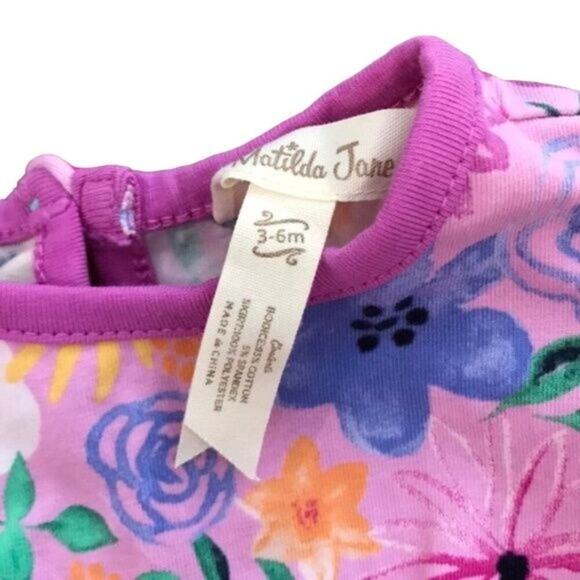 Matilda Jane “Wide Awake Frenchie” Dress Infant Girl Size 3 - 6 month Excellent - Picture 8 of 8